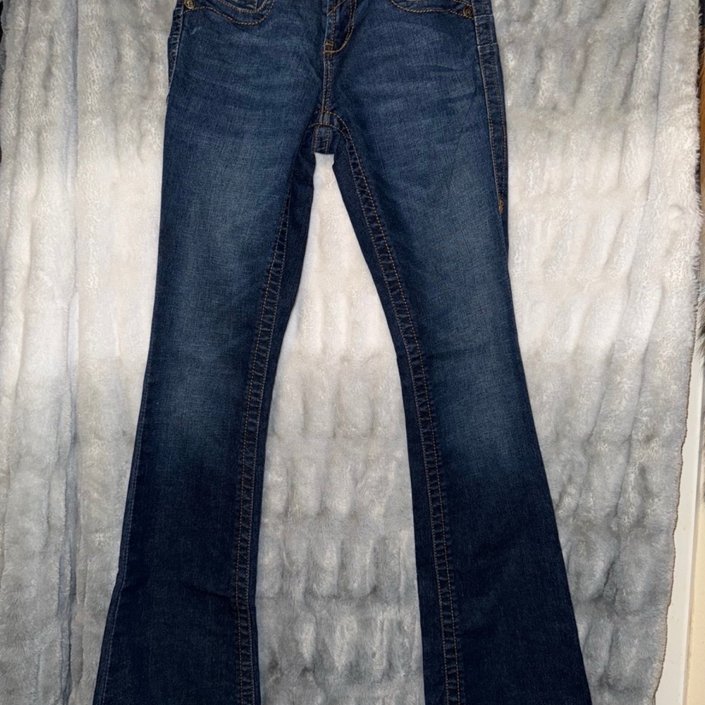 KAJM Boot Cut fit Size 1 Classic Blue Women's Jeans